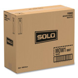 DART SOLO® MOW10007 Regal Mediumweight Cutlery, Individually Wrapped, Fork, Plastic, White, 1,000/Carton