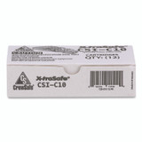 SPELLBOUND DEVELOPMENT CrewSafe CSIC10 X-traSafe Blade Cartridges, Yellow, 12/Pack