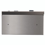 BOBRICK WASHROOM B2706 ConturaSeries Surface-Mounted Napkin/Tampon Vendor, Stainless Steel, 12 x 8 x 26, Silver