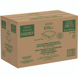 DART CH32DERF ClearPac SafeSeal rPET Tamper-Resistant/Evident Containers, Embossed Bottom, 32 oz, 6.37 x 7.15 x 2.58, Clear, 200/Carton