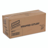 GEORGIA PACIFIC Dixie® FMP23C Mediumweight Polypropylene Cutlery, Individually Wrapped, Fork, Plastic, White, 1,000/Carton