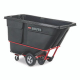 RUBBERMAID COMMERCIAL PROD. FG1315L30000 12-Inch Wheel Kit with Hardware, For 1 cu yd Standard Duty Tilt Truck, Black/Gray