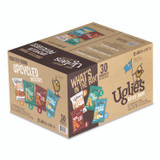 DIEFFENBACH'S SNACKS Uglies® DFN34091 Kettle Potato Chips, Assorted, 0.88 oz/1 oz Bags, 30/Carton