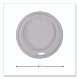 LAVAZZA FLAVIA® 25200019 Hot Beverage Paper Cup Lids 10 oz, Fits FLAVIA 10 oz Paper Cup, White, 100/Sleeve, 10 Sleeves/Carton