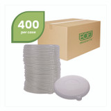 ECO-PRODUCTS,INC. EP-BLRLID Worldview 100 Percent Recycled Content Lid, 7.93" Diameter x 0.6" h, Clear, 400/Carton