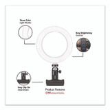 CENTON ELECTRONICS INC. OTM Essentials™ COBA1B1 Universal Ring Light, 6" dia, Black