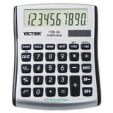 VICTOR TECHNOLOGY LLC 1100-3A 1100-3A Antimicrobial Compact Desktop Calculator, 10-Digit LCD
