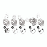MASTER LOCK COMPANY 1174D ProSeries Stainless Steel Easy-to-Set Combination Lock, Stainless Steel, 2.18" Wide