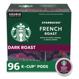STARBUCKS COFFEE COMPANY 011111158CT French Roast K-Cups, 96/Carton
