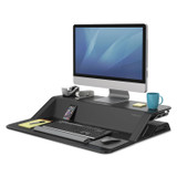 FELLOWES MFG. CO. 0007901 Lotus Sit-Stands Workstation, 32.75" x 24.25" x 5.5" to 22.5", Black