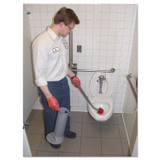 UNGER BBWHR Ergo Toilet Bowl Brush Complete: Wand, Brush Holder and Two Heads, Gray