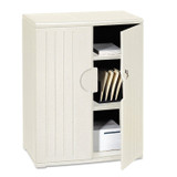 ICEBERG ENTERPRISES 92563 Rough n Ready Storage Cabinet, Two-Shelf, 36w x 22d x 46h, Platinum