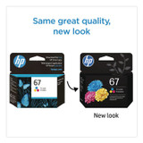 HP INC 3YM55AN HP 67, (3YM55AN) Tri-Color Original Ink Cartridge