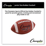 CHAMPION SPORT Sports RFB3 Rubber Sports Ball, Football, Junior Size, Brown