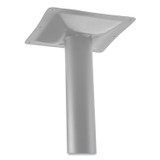 NATIONAL PUBLIC SEATING NPS® CG33636RD1GY Cafe Table, 36w x 36d x 30h, Square Top/Round Base, Gray Nebula Top, Gray Base