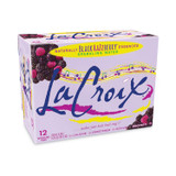NATIONAL BEVERAGE CORP. LaCroix® NAV40112 Sparkling Water, Black Razzberry, 12 oz Can, 12 Cans/Pack, 2 Packs/Carton