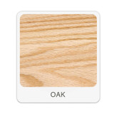 DIVERSIFIED WOODCRAFTS, INC. Spaces™ C760LBBK30N Classroom Book Compartment Science Table, 60w x 24d x 30h, Black High Pressure Laminate (HPL) Top, Oak Base