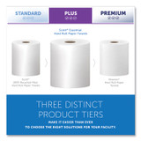 KIMBERLY-CLARK PROFESSIONAL Scott® 01005 Essential High Capacity Hard Roll Towels for Business, 1-Ply, 8" x 1,000 ft, 1.5" Core, Recycled, White, 6 Rolls/Carton