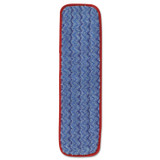 RUBBERMAID COMMERCIAL PROD. Q410 RED Microfiber Wet Mopping Pad, 18.5" x 5.5" x 0.5", Red