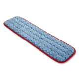 RUBBERMAID COMMERCIAL PROD. Q410 RED Microfiber Wet Mopping Pad, 18.5" x 5.5" x 0.5", Red