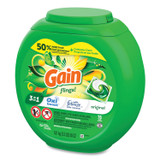 PROCTER & GAMBLE Gain® 09207PK Flings Detergent Pods, Original, 76 Pods/Tub