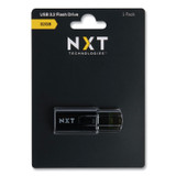 NXT TECHNOLOGIES 61121 USB 3.2 Type-A Flash Drive, 32 GB, Black