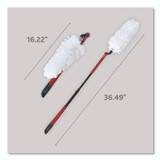 FREUDENBERG HOUSEHOLD PRODUCTS O-Cedar® 172148CT Flex and Catch Heavy-Duty Dusting Kit, 1 Duster Wand and 3 Refills, 6/Carton