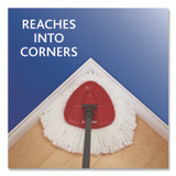 FREUDENBERG HOUSEHOLD PRODUCTS O-Cedar® 172385CT EZWring Spin Mop Refill, Patented Microfiber, Custom Size for EZ Wring Mop Systems, White, 2/Pack, 4 Packs/Carton