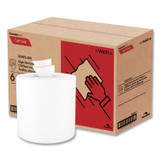 CASCADES TISSUE GROUP PRO W601 Tuff-Job Spunlace Towels, Centerpull Roll, 8 x 13, White, 369 Sheets/Roll, 6/Carton