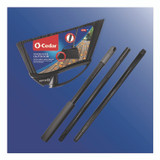 FREUDENBERG HOUSEHOLD PRODUCTS O-Cedar® 168215EA Outdoor PowerCorner Angle Broom, 48" Handle, Black/Gray