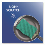 FREUDENBERG HOUSEHOLD PRODUCTS O-Cedar® 169431PK Scrunge Non-Scratch Scrub Sponge, 2.63 x 4.25, 1" Thick, Green/Blue, 2/Pack