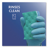 FREUDENBERG HOUSEHOLD PRODUCTS O-Cedar® 169431PK Scrunge Non-Scratch Scrub Sponge, 2.63 x 4.25, 1" Thick, Green/Blue, 2/Pack