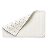 RUBBERMAID COMMERCIAL PROD. 1982724 Safti-Grip Bath Mats, White Textured Surface, Suction-Cup Backing, 14" x 22.5", 12/Carton