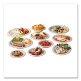 VEGWARE VWP016NFA Nourish Molded Fiber Tableware, Compostable, Plate, Sugarcane, 6" dia, White, 1,000/Carton