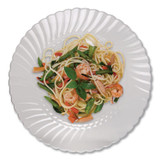 WNA, INC. CW9180 Classicware Plates, Plastic, 9" dia, Clear, 10/Bag, 18 Bags/Carton