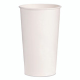 DART SOLO® RNP32P2050 Double Sided Poly (DSP) Paper Cold Cups, 28 oz to 32 oz, White, 40 Cups/Sleeve, 12 Sleeves/Carton