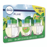 PROCTER & GAMBLE Febreze® 13842 PLUG Air Freshener Refills, Gain Scent, 2.63 oz, 3/Pack, 6 Packs/Carton