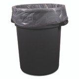 HERITAGE H8053PCRAC Linear Low-Density Can Liners with Dual-Dispense Box, 55 gal, 1.3 mil, 40" x 53", Clear, 100/Carton