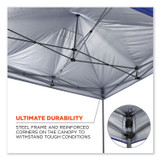 TENACIOUS HOLDINGS, INC. ergodyne® 12982 Shax 6052 Heavy-Duty Tent Kit + Mesh Windows, Single Skin, 10 ft x 10 ft, Polyester/Steel, Blue