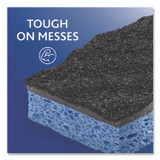 FREUDENBERG HOUSEHOLD PRODUCTS O-Cedar® 148377PK Scrunge Heavy-Duty Sponge, 2.63" x 4.25", 1" Thick, Black/Blue, 2/Pack