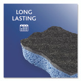 FREUDENBERG HOUSEHOLD PRODUCTS O-Cedar® 148377PK Scrunge Heavy-Duty Sponge, 2.63 x 4.25, 1" Thick, Black/Blue, 2/Pack