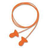 HONEYWELL ENVIRONMENTAL Howard Leight® by QD30 Quiet Multiple-Use Earplugs, Corded, 26NRR, Orange/Blue, 100 Pairs