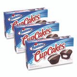 HOSTESS BRANDS 60004133 CupCakes, Chocolate, 1.59 oz Individually Wrapped, 8/Pack, 3 Packs/Carton