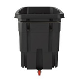 SUNCAST CORPORATION Commercial® RMTTLD75D 0.75 cu yd Light Duty Tilt Truck, 750 lb Capacity, Black