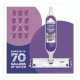 PROCTER & GAMBLE Swiffer® 09117EA PowerMop Cleaning Solution and Pads Refill Pack, Lavender, 25.3 oz Bottle and 5 Pads/Pack
