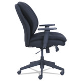 LF PRODUCTS PTE LTD SertaPedic® 48967A Cosset Ergonomic Task Chair, Supports Up to 275 lb, 19.5" to 22.5" Seat Height, Black
