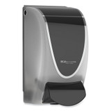 SC JOHNSON Professional® TPB1LDS Transparent Manual Dispenser, 1 L, 4.92 x 4.5 x 9.25, Black/Chrome, 15/Carton