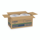 GEORGIA PACIFIC Dixie® DBP09W Paper Dinnerware, Plate, 8.5" dia, White, 125/Pack