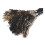 THE ODELL CORPORATION O'Dell® RET14UNS91 Pop Top Feather Duster, Ostrich, 9" to 14" Handle, Black