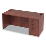 ALERA VA21-6630MC Alera Valencia Series Straight Front Desk Shell, 65" x 29.5" x 29.63", Medium Cherry